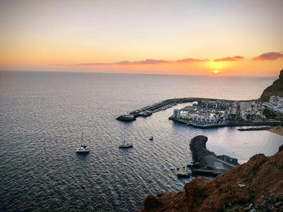 Vv Velero Apartman Puerto De Mogan Kültér fotó